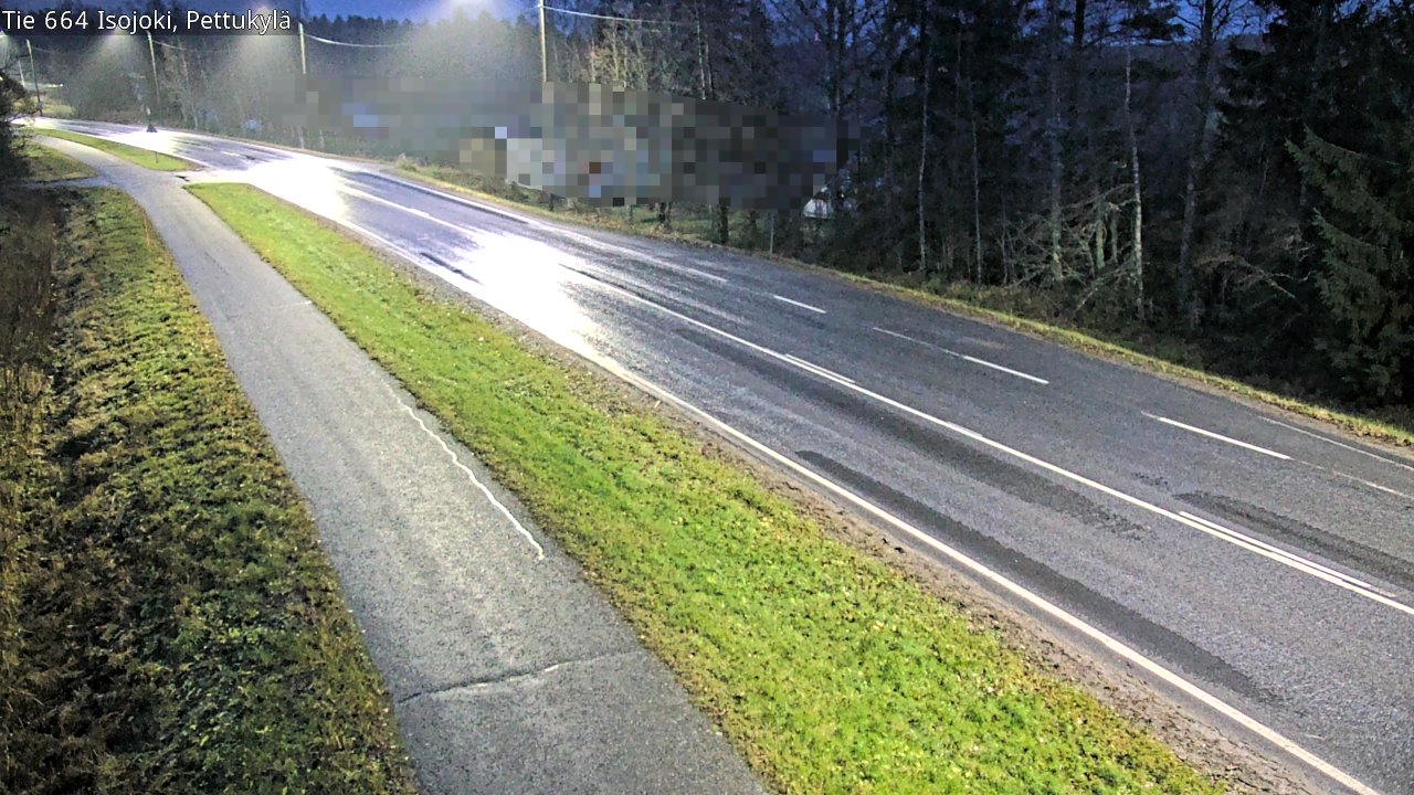 Weather Camera Image Road 664 Isojoki Pettukylä, Isojoki, Etelä-Pohjanmaa