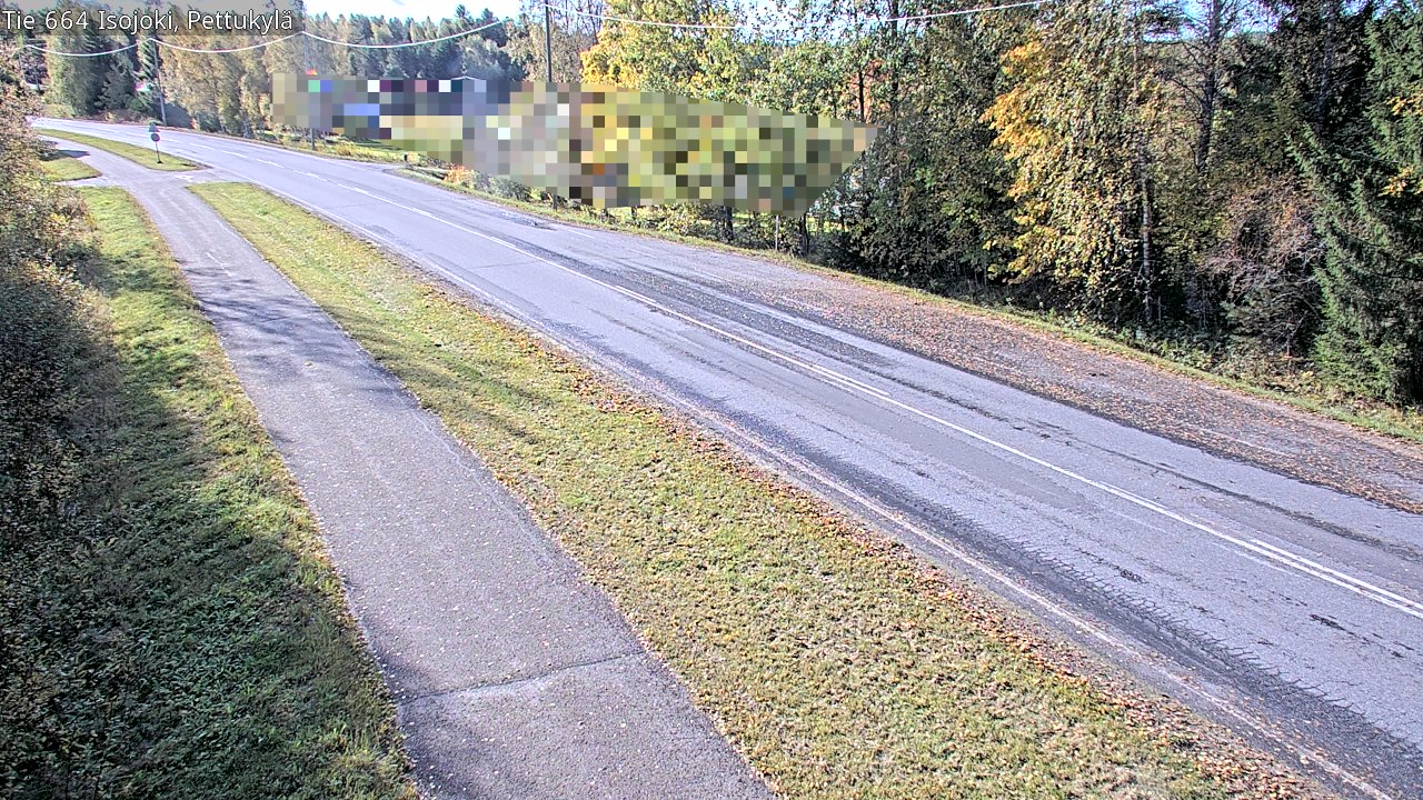 Weather Camera Image Road 664 Isojoki Pettukylä, Isojoki, Etelä-Pohjanmaa