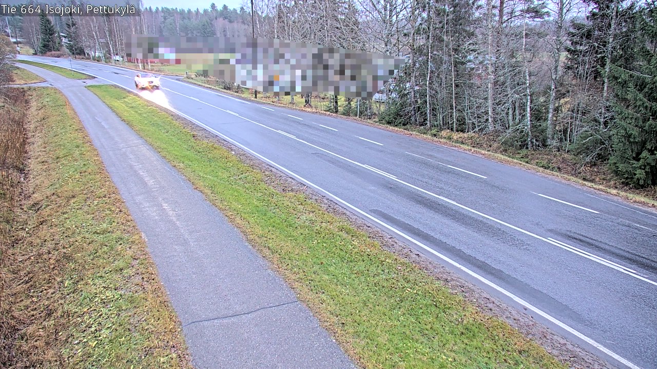 Weather Camera Image Road 664 Isojoki Pettukylä, Isojoki, Etelä-Pohjanmaa