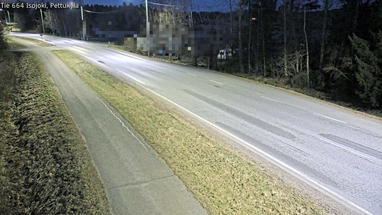 Weather Camera Image Väg 664 Storå Pettukylä, Isojoki, Etelä-Pohjanmaa