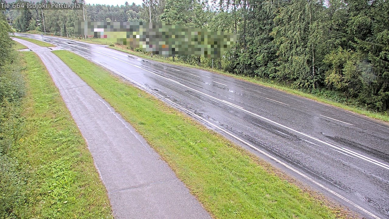Weather Camera Image Road 664 Isojoki Pettukylä, Isojoki, Etelä-Pohjanmaa