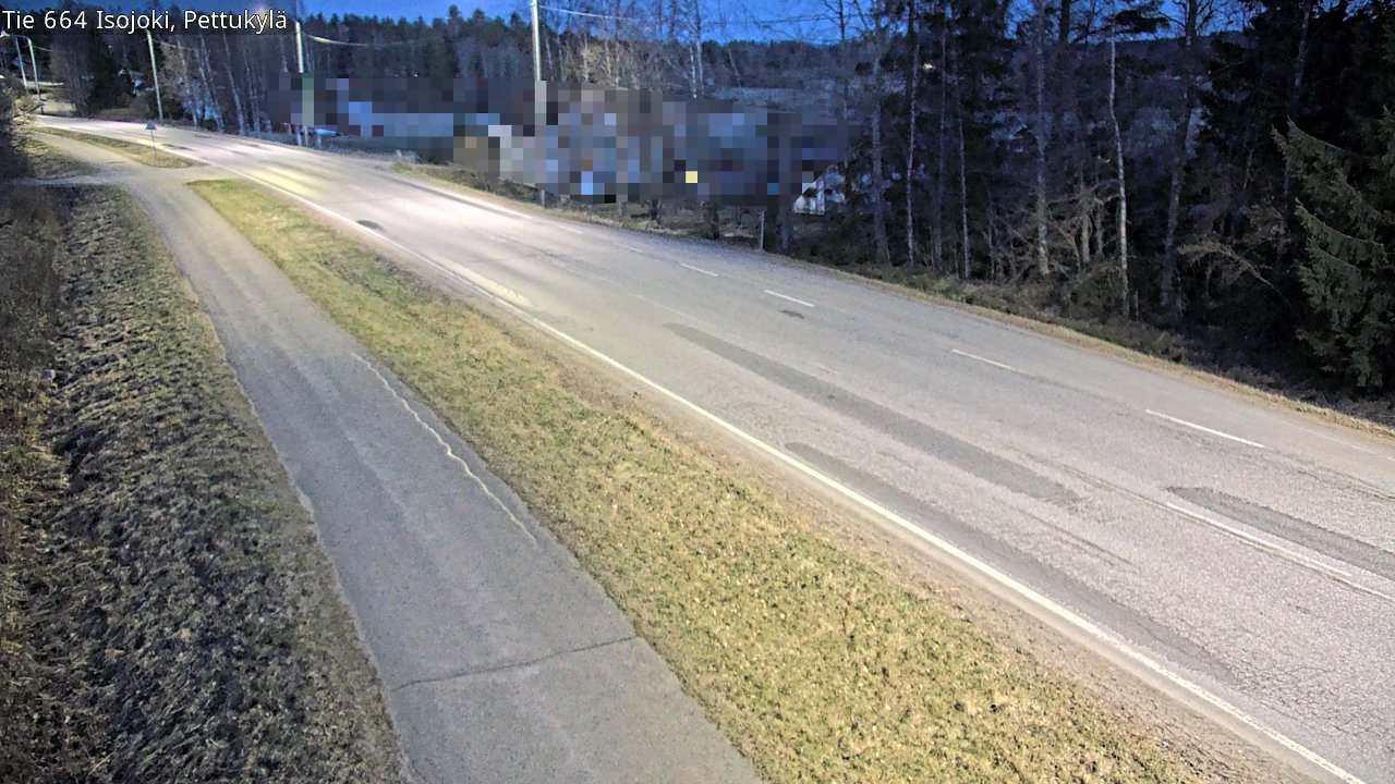 Weather Camera Image Väg 664 Storå Pettukylä, Isojoki, Etelä-Pohjanmaa