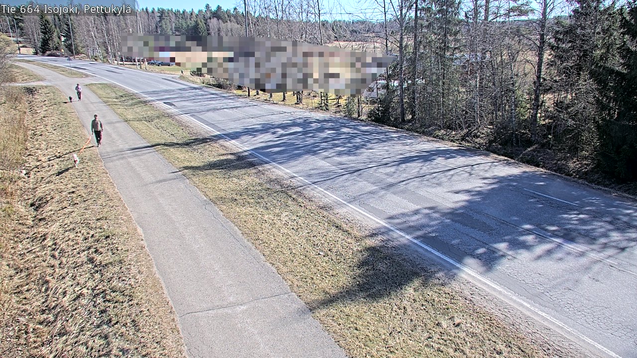 Weather Camera Image Väg 664 Storå Pettukylä, Isojoki, Etelä-Pohjanmaa