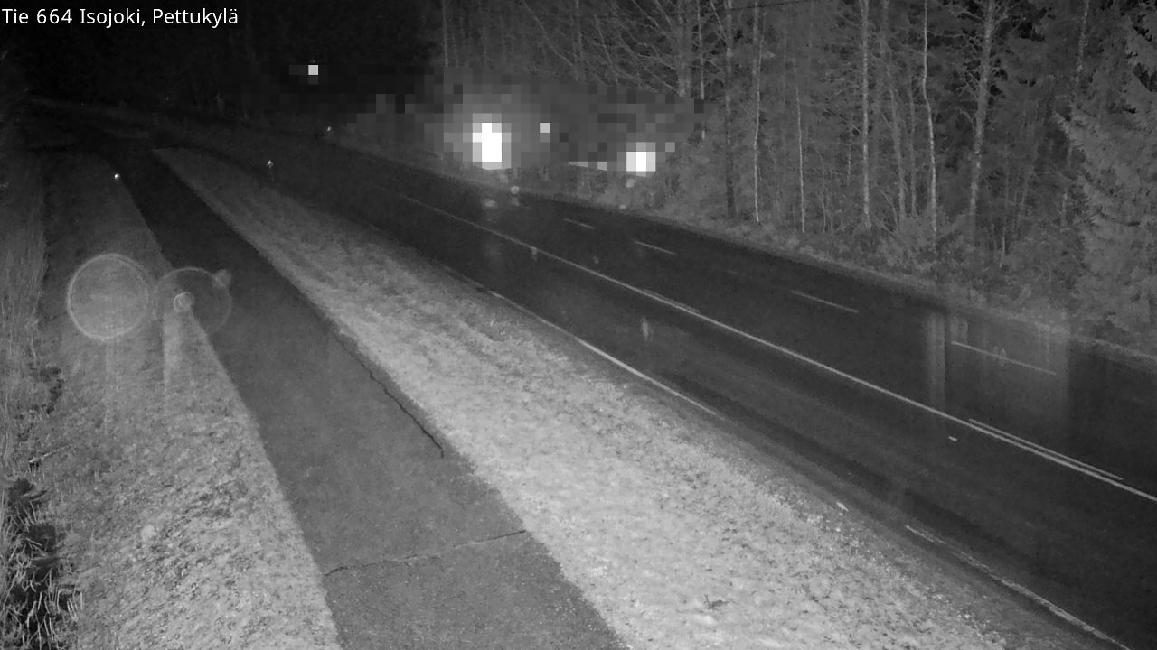 Weather Camera Image Road 664 Isojoki Pettukylä, Isojoki, Etelä-Pohjanmaa