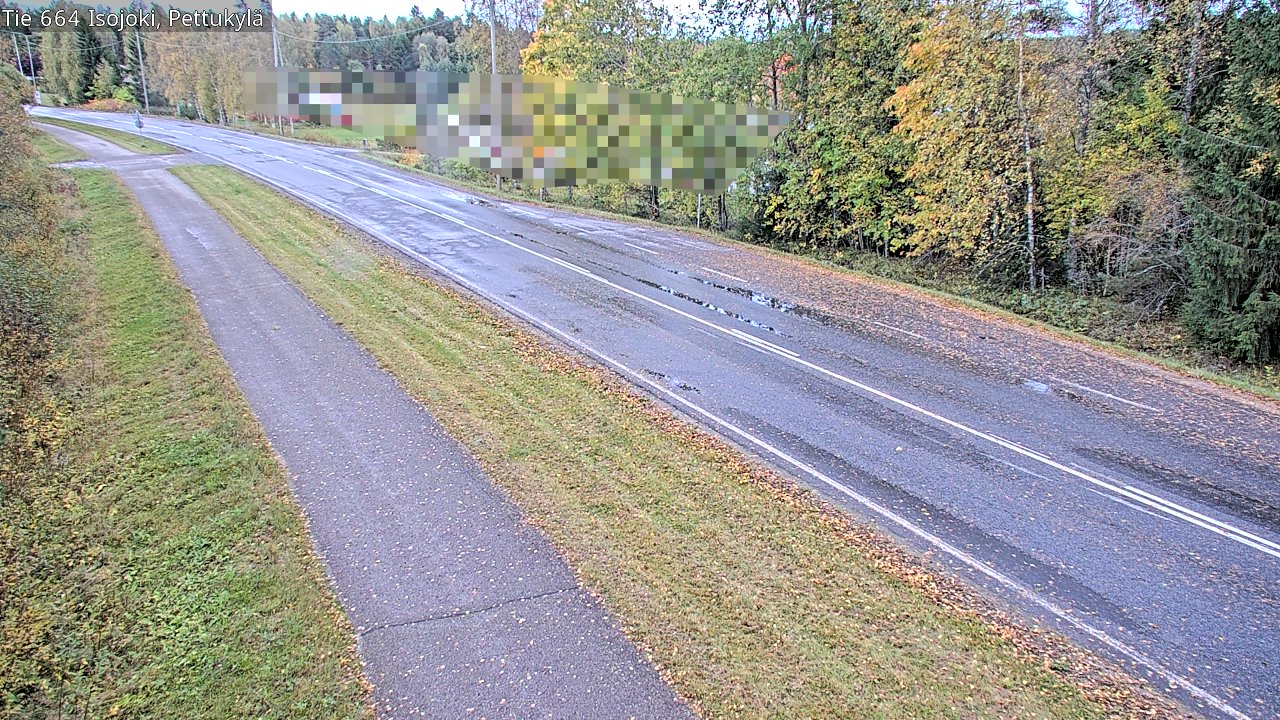 Weather Camera Image Road 664 Isojoki Pettukylä, Isojoki, Etelä-Pohjanmaa
