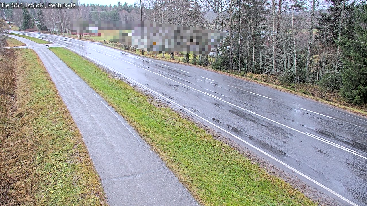 Weather Camera Image Väg 664 Storå Pettukylä, Isojoki, Etelä-Pohjanmaa