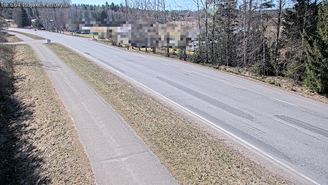 Weather Camera Image Väg 664 Storå Pettukylä, Isojoki, Etelä-Pohjanmaa