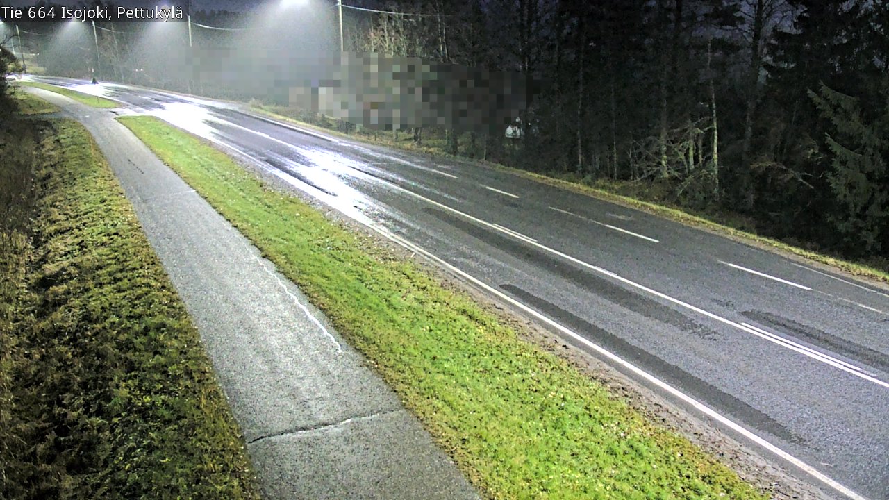 Weather Camera Image Road 664 Isojoki Pettukylä, Isojoki, Etelä-Pohjanmaa
