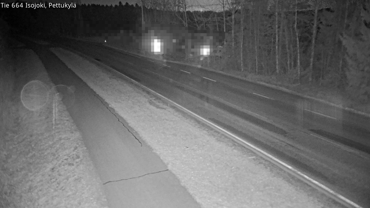 Weather Camera Image Väg 664 Storå Pettukylä, Isojoki, Etelä-Pohjanmaa