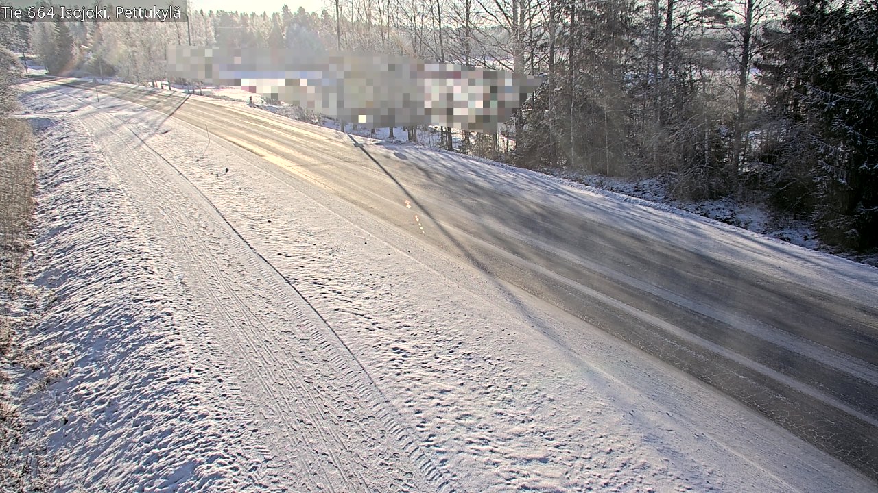 Weather Camera Image Road 664 Isojoki Pettukylä, Isojoki, Etelä-Pohjanmaa