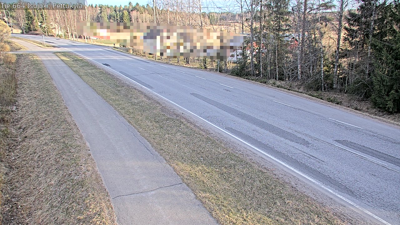 Weather Camera Image Väg 664 Storå Pettukylä, Isojoki, Etelä-Pohjanmaa