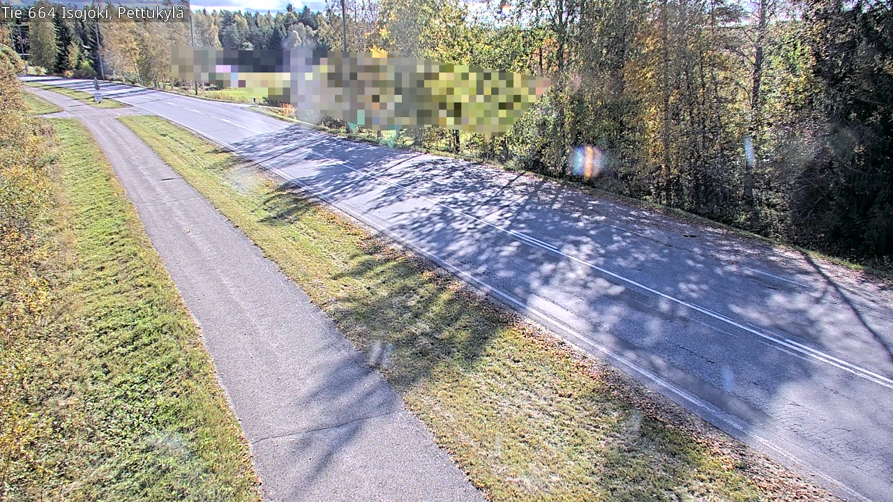 Weather Camera Image Väg 664 Storå Pettukylä, Isojoki, Etelä-Pohjanmaa