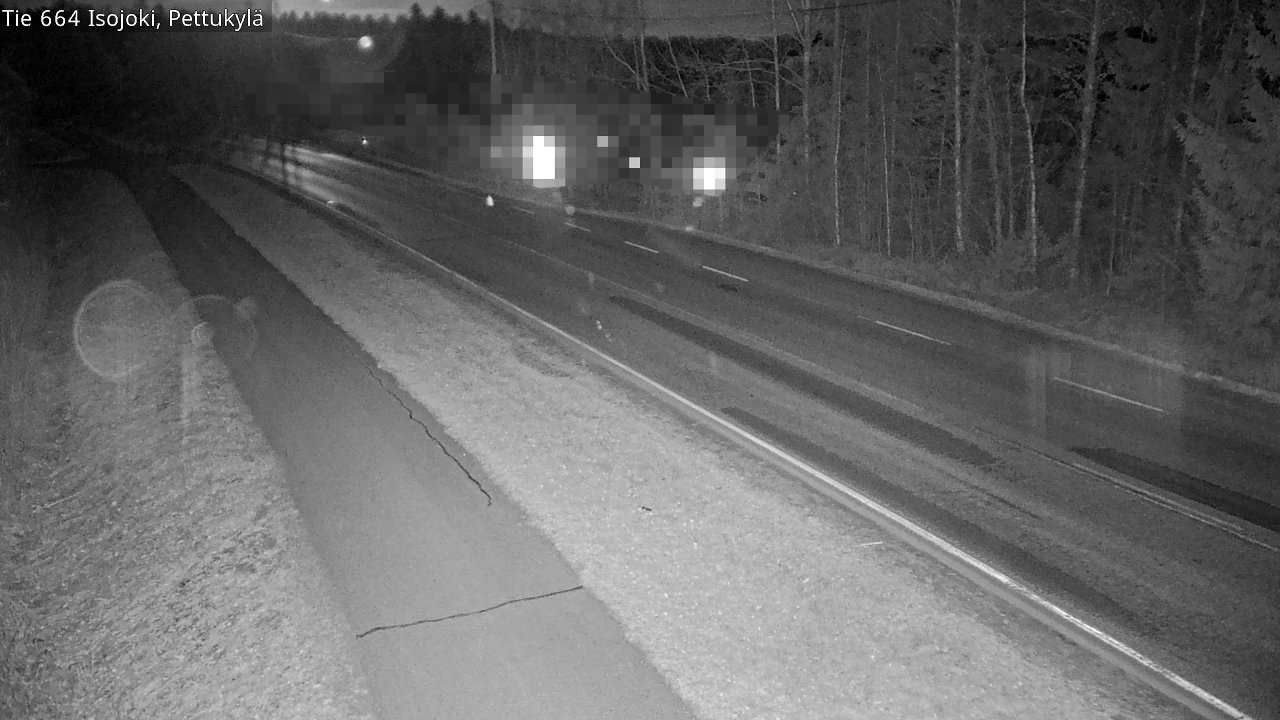 Weather Camera Image Väg 664 Storå Pettukylä, Isojoki, Etelä-Pohjanmaa