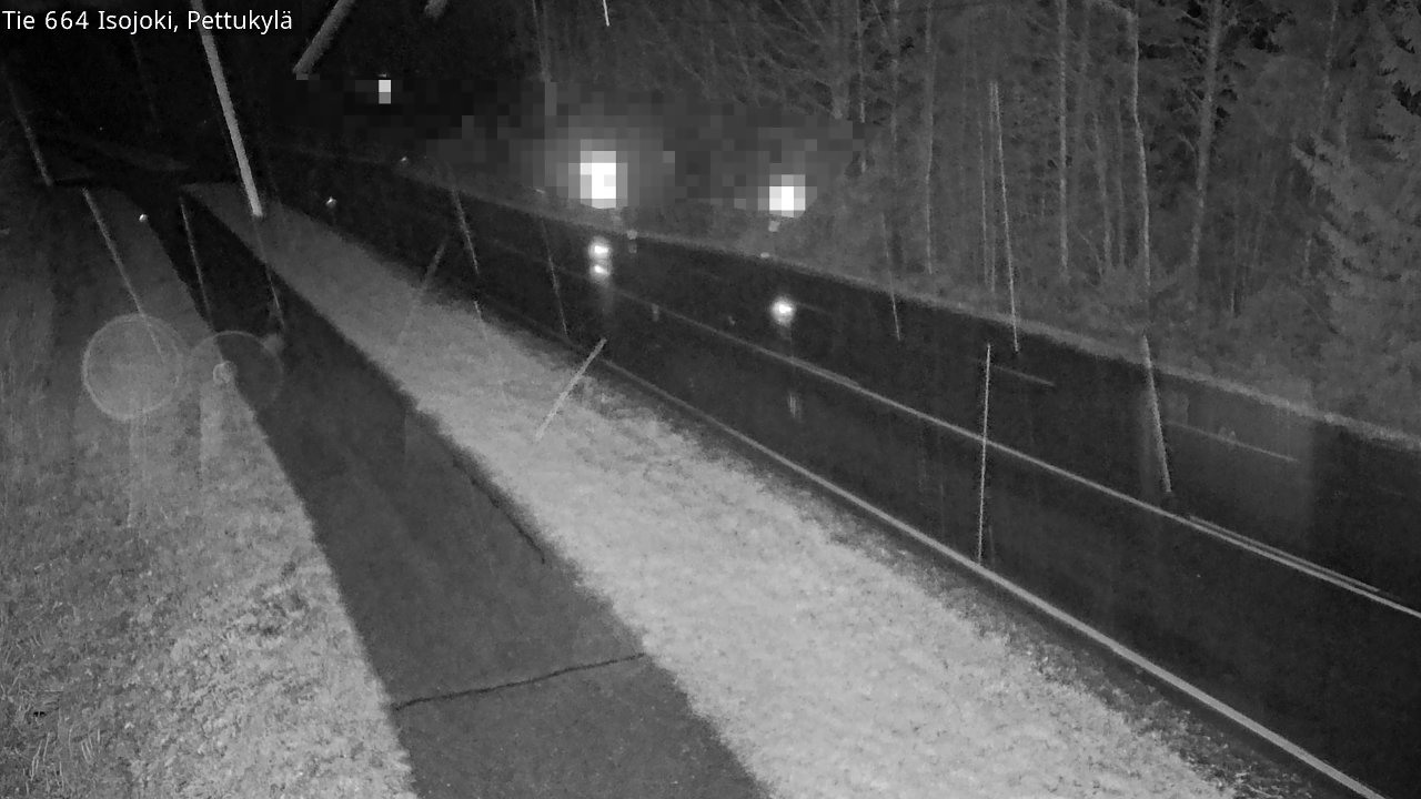 Weather Camera Image Väg 664 Storå Pettukylä, Isojoki, Etelä-Pohjanmaa