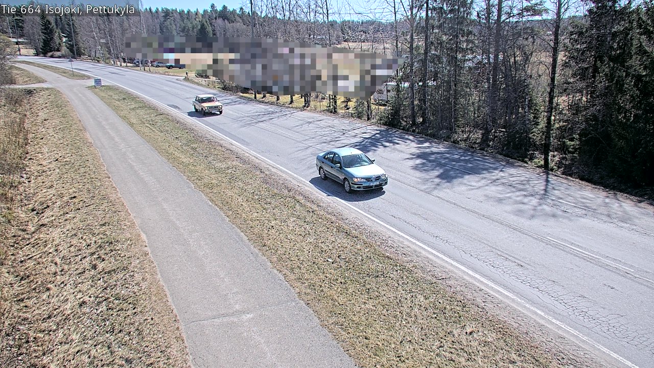 Weather Camera Image Väg 664 Storå Pettukylä, Isojoki, Etelä-Pohjanmaa