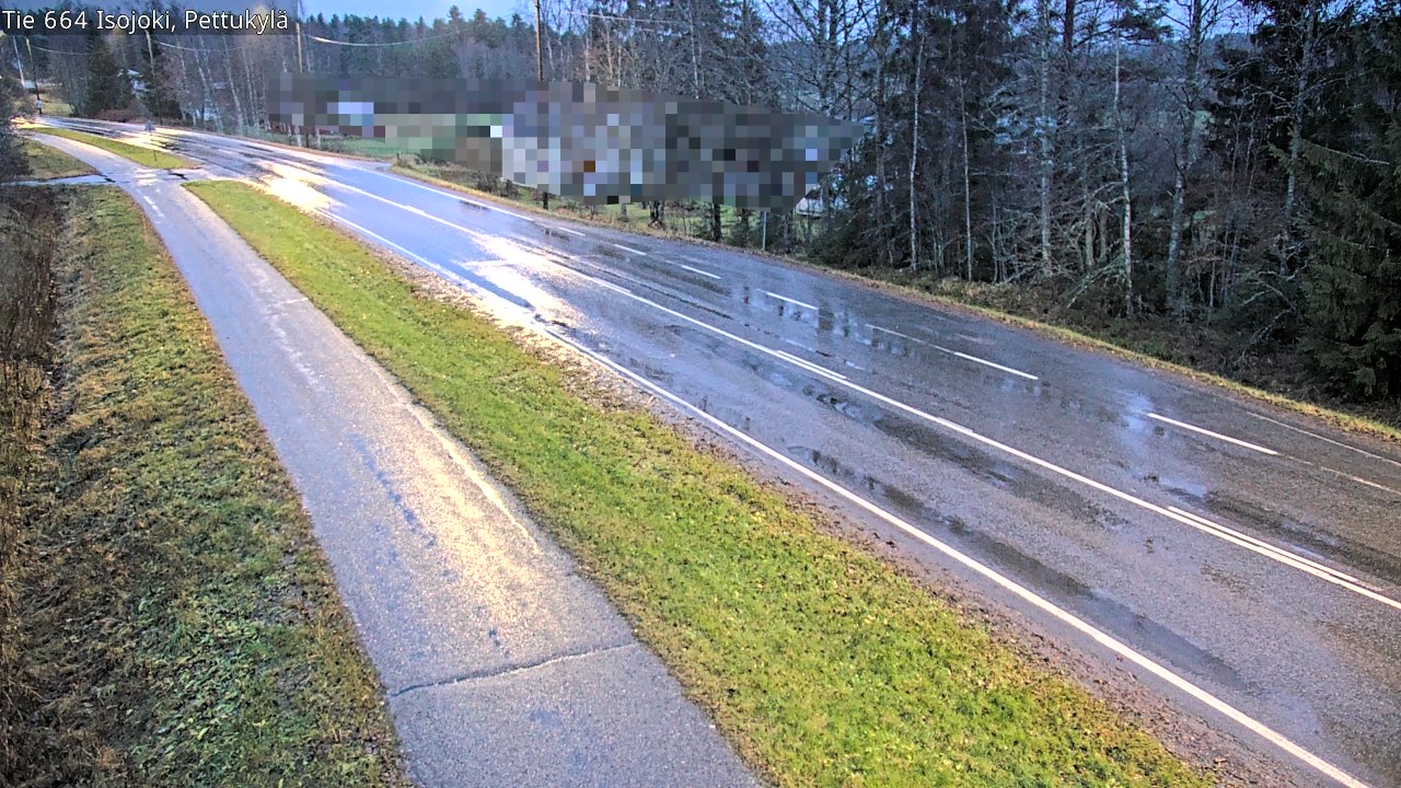 Weather Camera Image Väg 664 Storå Pettukylä, Isojoki, Etelä-Pohjanmaa