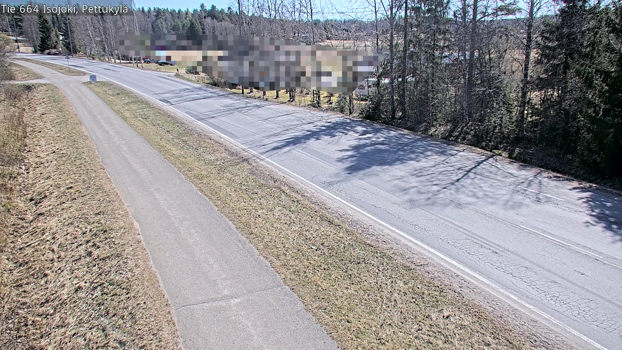 Weather Camera Image Väg 664 Storå Pettukylä, Isojoki, Etelä-Pohjanmaa