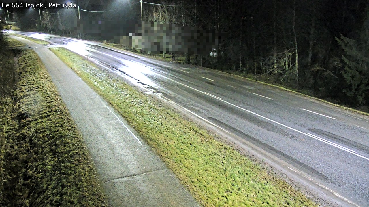 Weather Camera Image Road 664 Isojoki Pettukylä, Isojoki, Etelä-Pohjanmaa