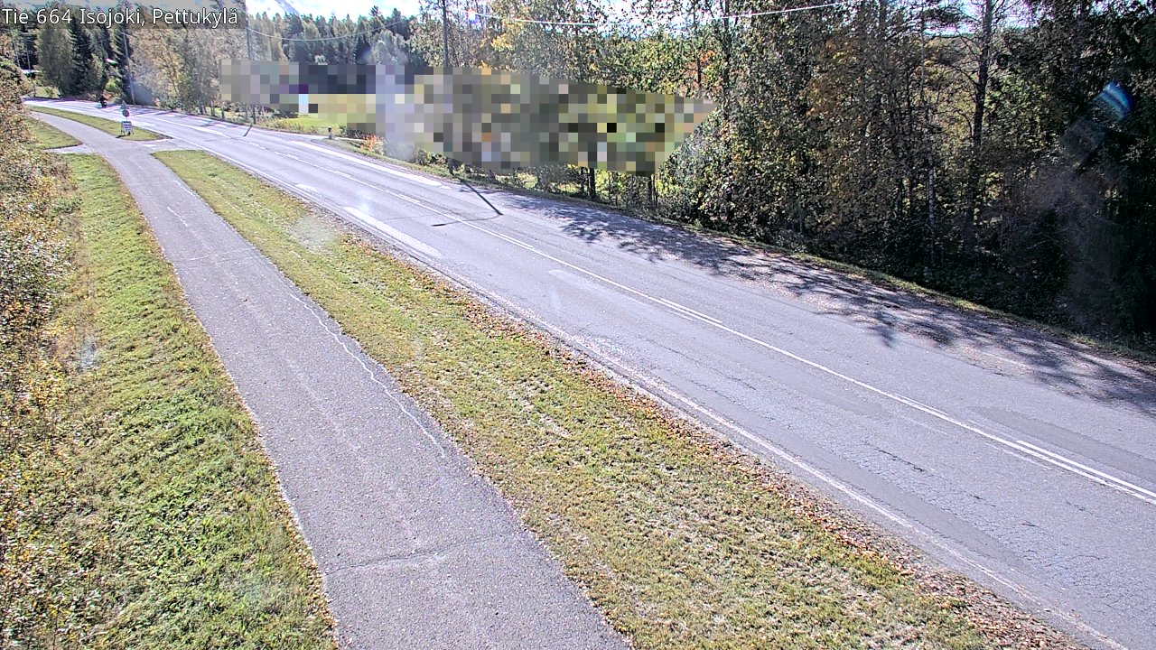 Weather Camera Image Road 664 Isojoki Pettukylä, Isojoki, Etelä-Pohjanmaa