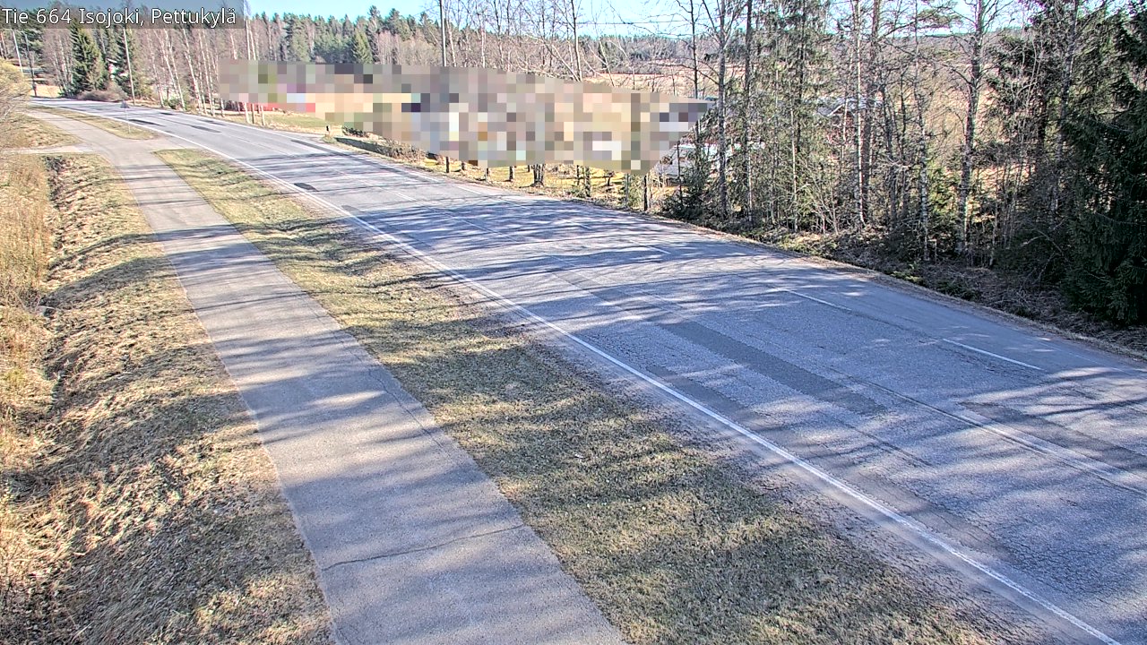 Weather Camera Image Väg 664 Storå Pettukylä, Isojoki, Etelä-Pohjanmaa