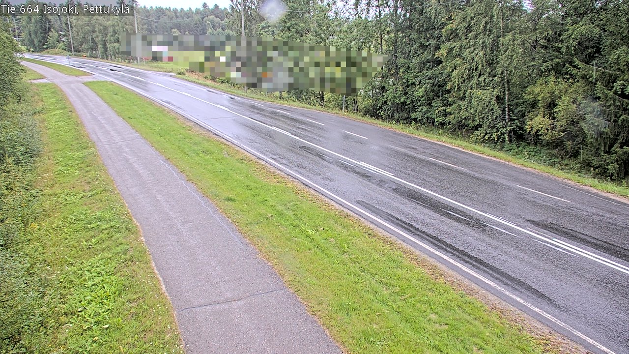 Weather Camera Image Road 664 Isojoki Pettukylä, Isojoki, Etelä-Pohjanmaa