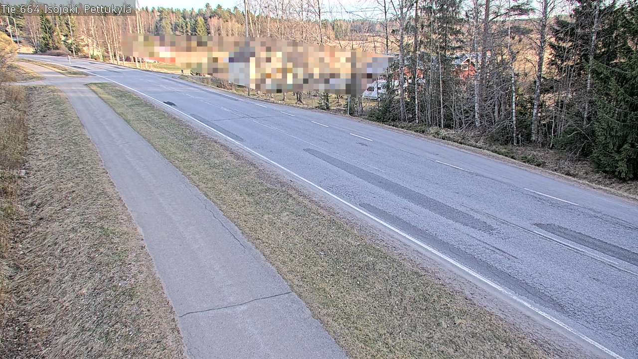 Weather Camera Image Väg 664 Storå Pettukylä, Isojoki, Etelä-Pohjanmaa