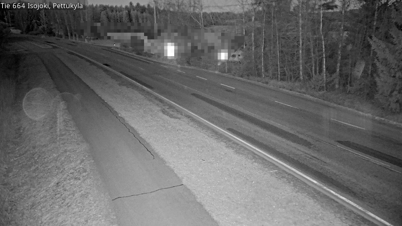 Weather Camera Image Road 664 Isojoki Pettukylä, Isojoki, Etelä-Pohjanmaa