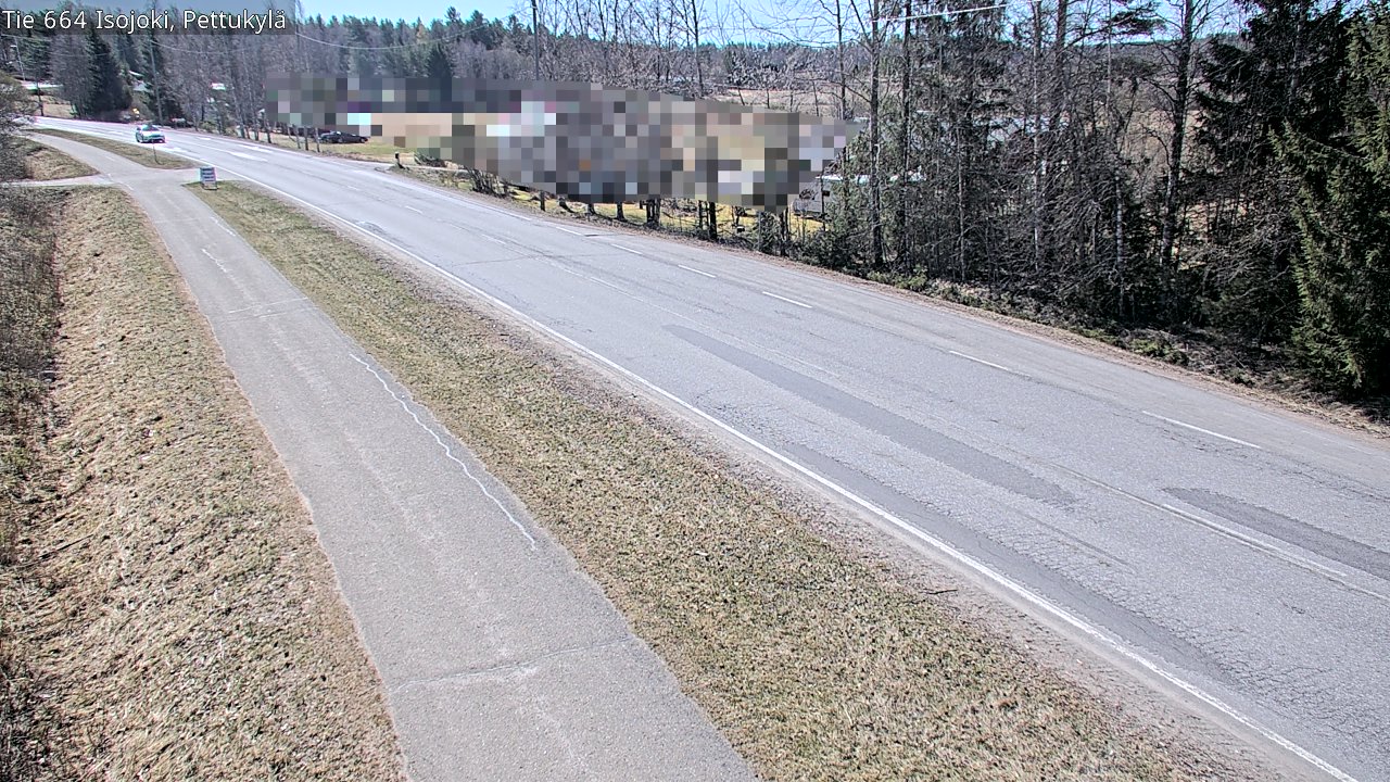 Weather Camera Image Väg 664 Storå Pettukylä, Isojoki, Etelä-Pohjanmaa