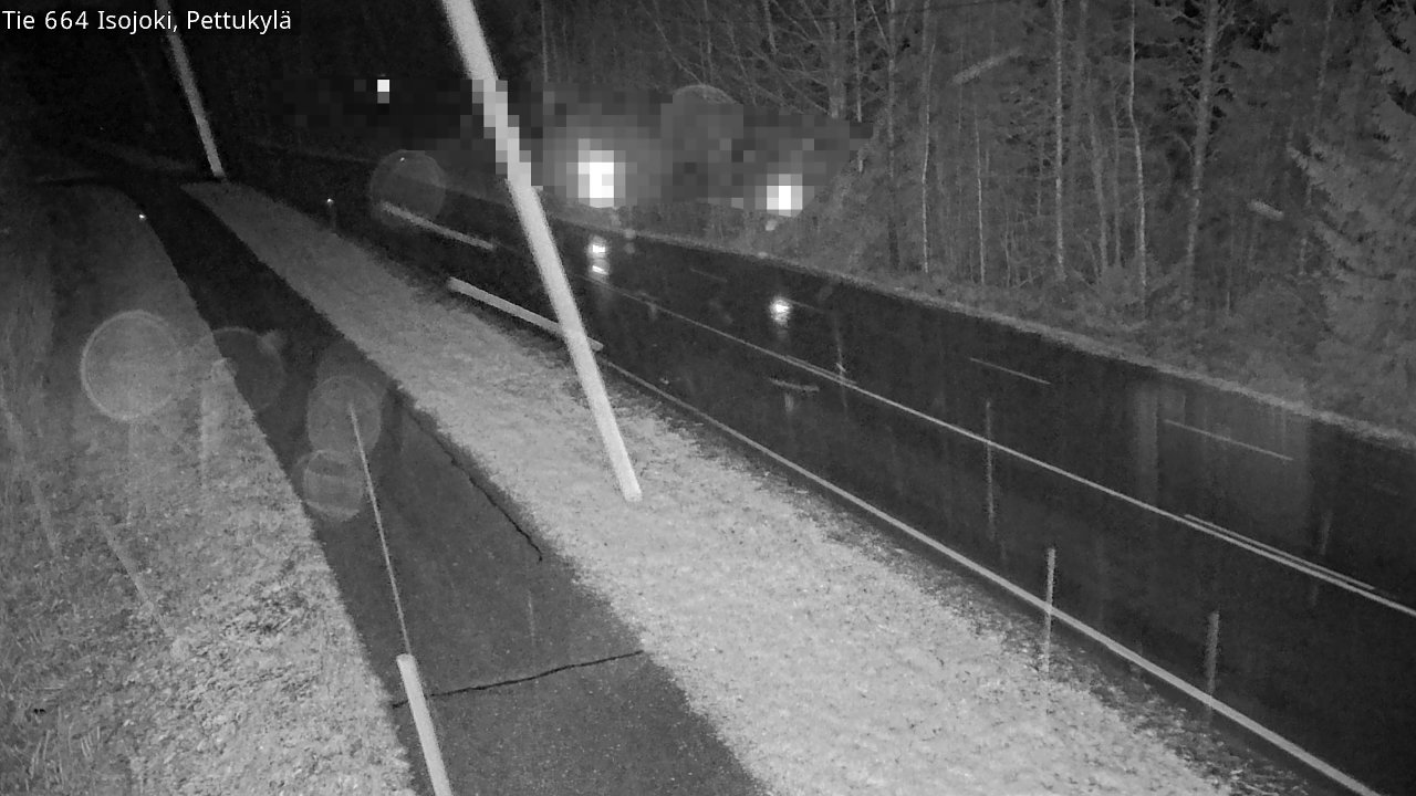 Weather Camera Image Väg 664 Storå Pettukylä, Isojoki, Etelä-Pohjanmaa