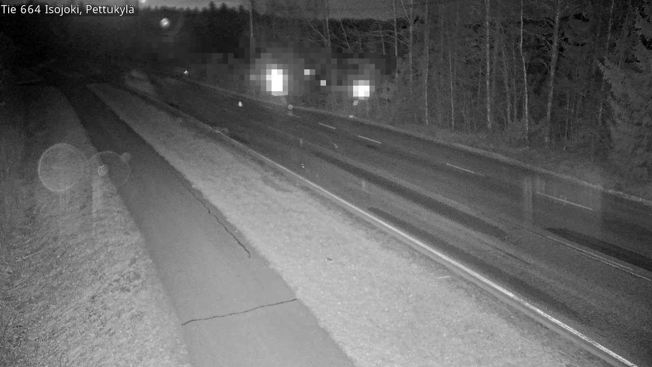 Weather Camera Image Väg 664 Storå Pettukylä, Isojoki, Etelä-Pohjanmaa