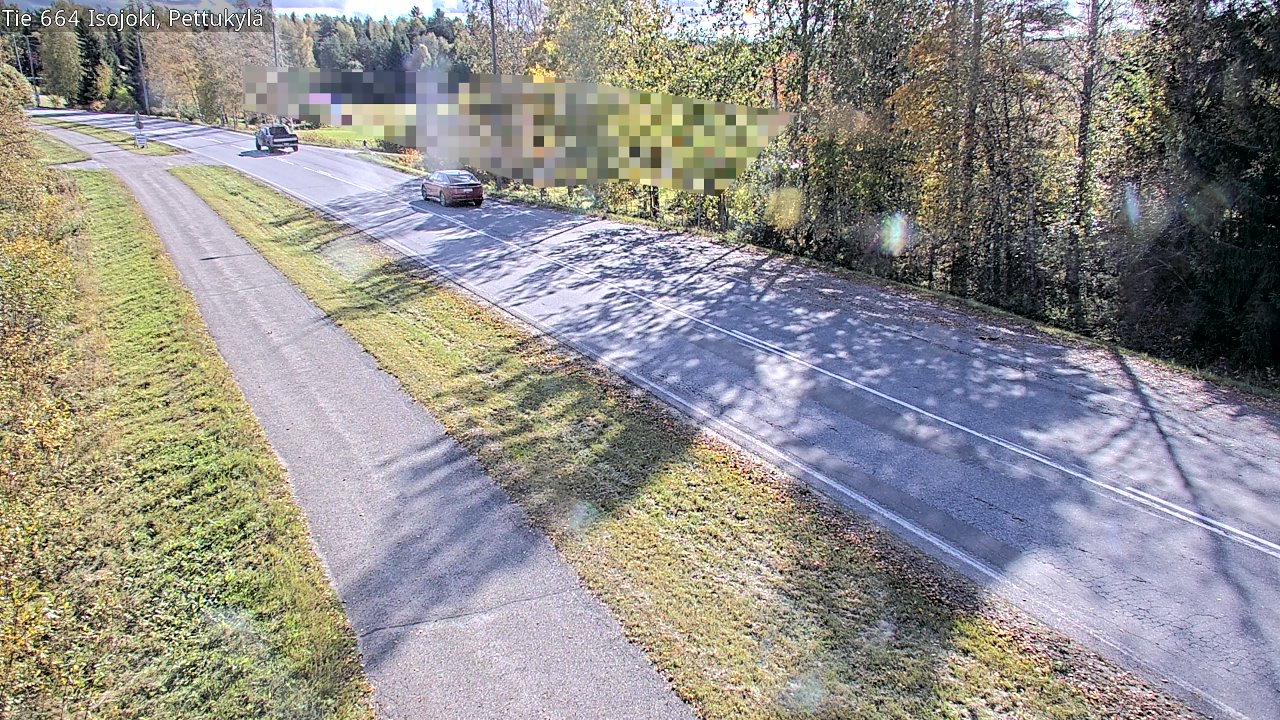 Weather Camera Image Väg 664 Storå Pettukylä, Isojoki, Etelä-Pohjanmaa