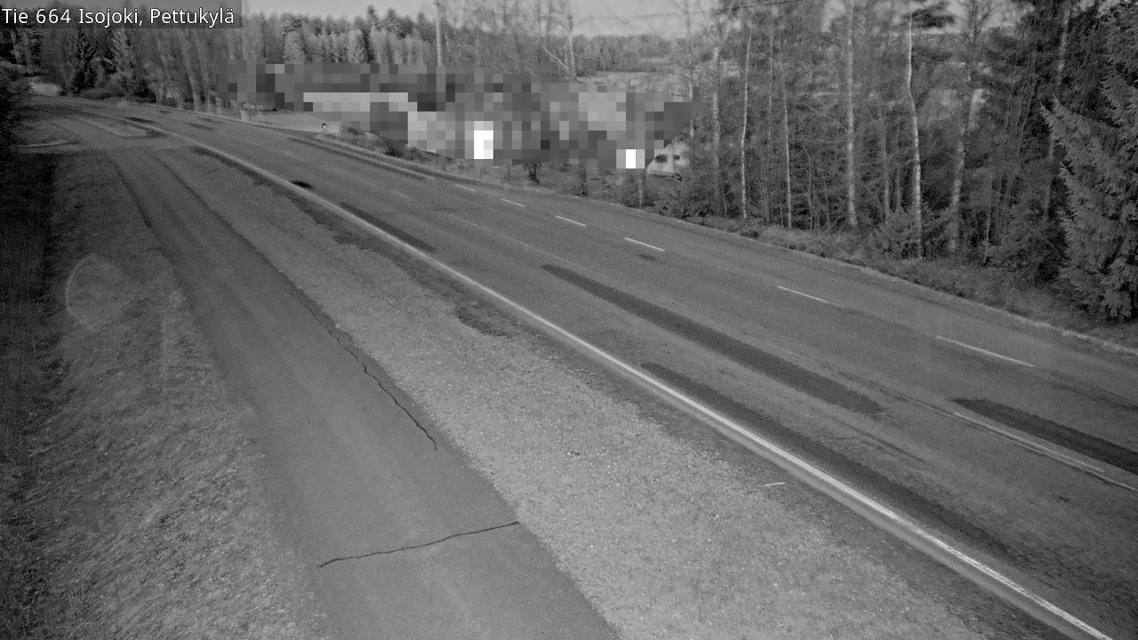 Weather Camera Image Road 664 Isojoki Pettukylä, Isojoki, Etelä-Pohjanmaa