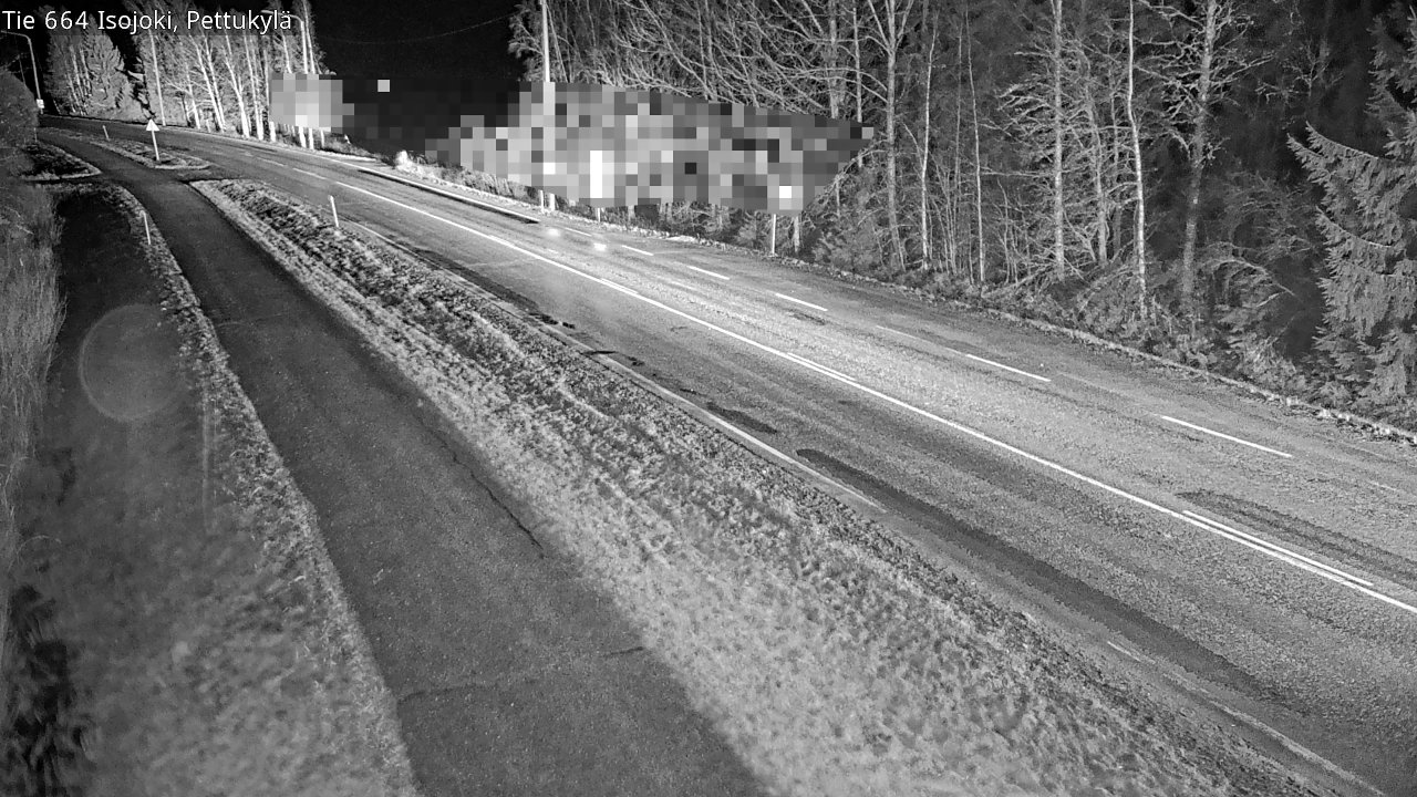 Weather Camera Image Road 664 Isojoki Pettukylä, Isojoki, Etelä-Pohjanmaa