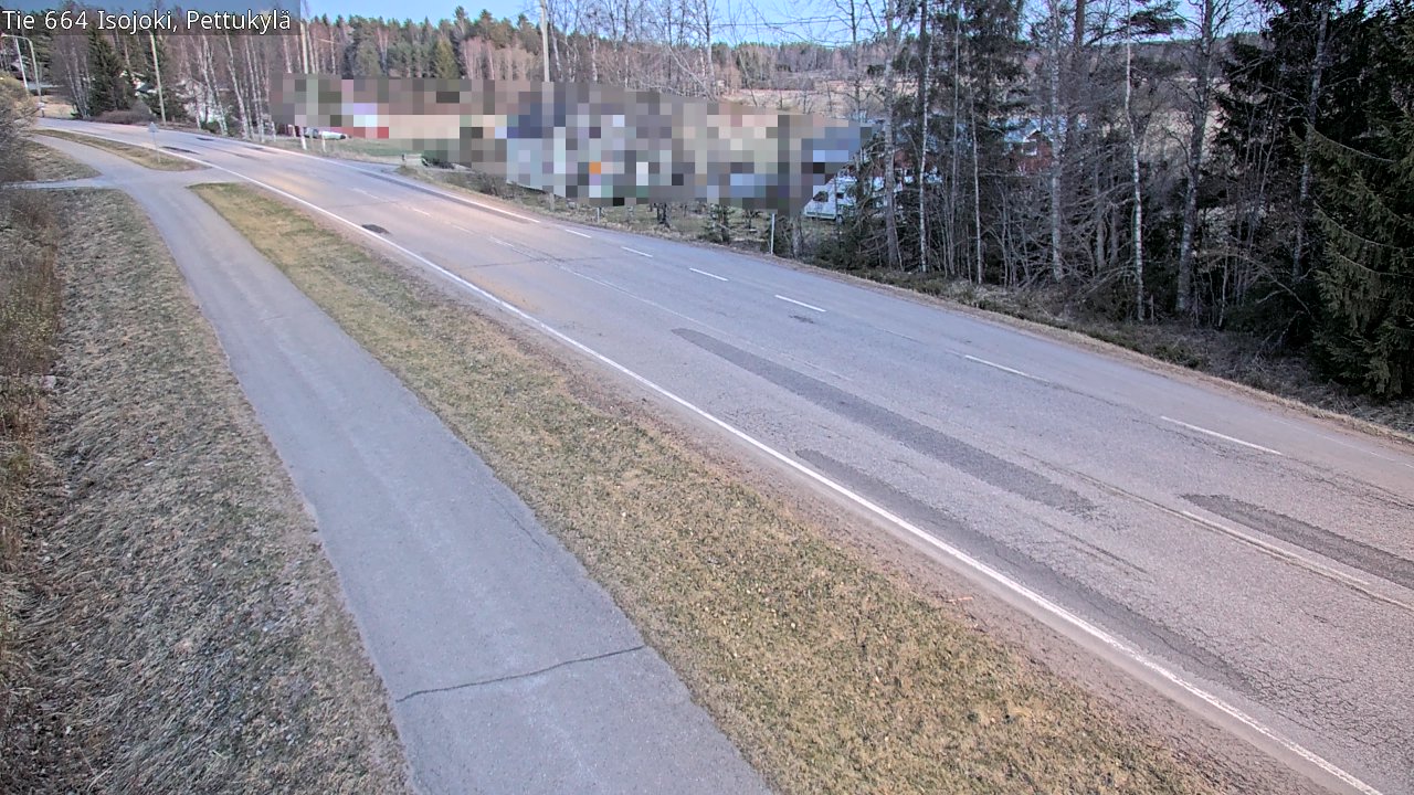 Weather Camera Image Väg 664 Storå Pettukylä, Isojoki, Etelä-Pohjanmaa