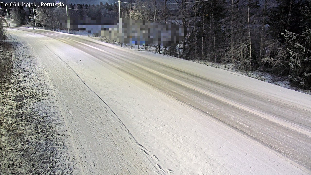 Weather Camera Image Road 664 Isojoki Pettukylä, Isojoki, Etelä-Pohjanmaa