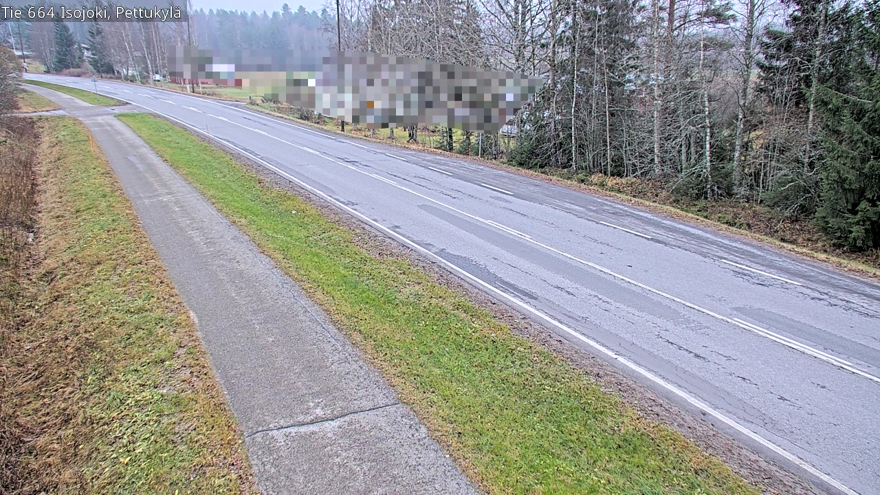 Weather Camera Image Väg 664 Storå Pettukylä, Isojoki, Etelä-Pohjanmaa