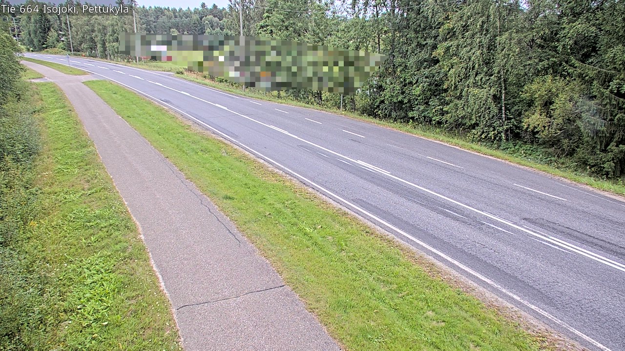 Weather Camera Image Road 664 Isojoki Pettukylä, Isojoki, Etelä-Pohjanmaa