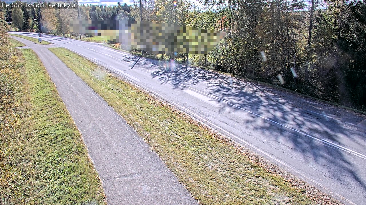 Weather Camera Image Väg 664 Storå Pettukylä, Isojoki, Etelä-Pohjanmaa