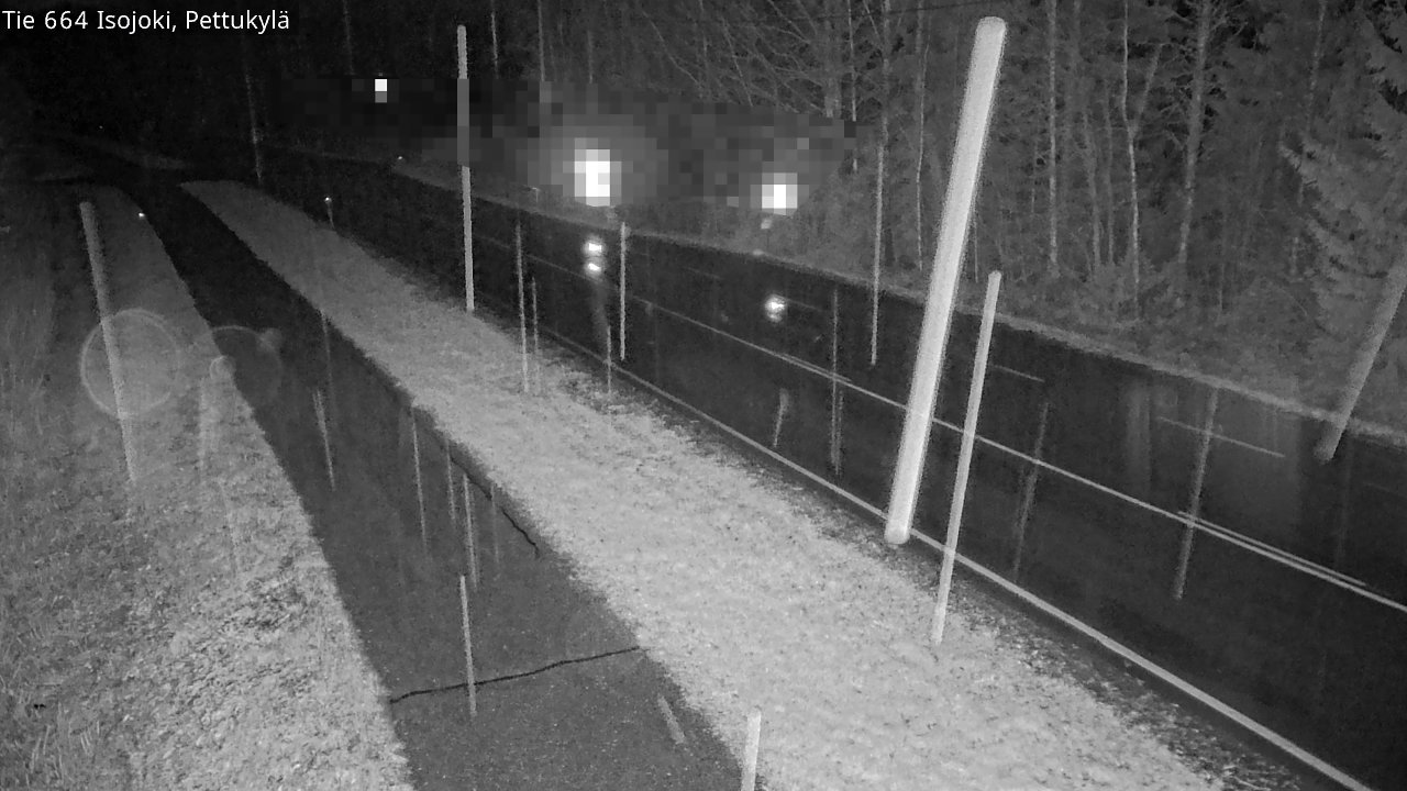 Weather Camera Image Väg 664 Storå Pettukylä, Isojoki, Etelä-Pohjanmaa