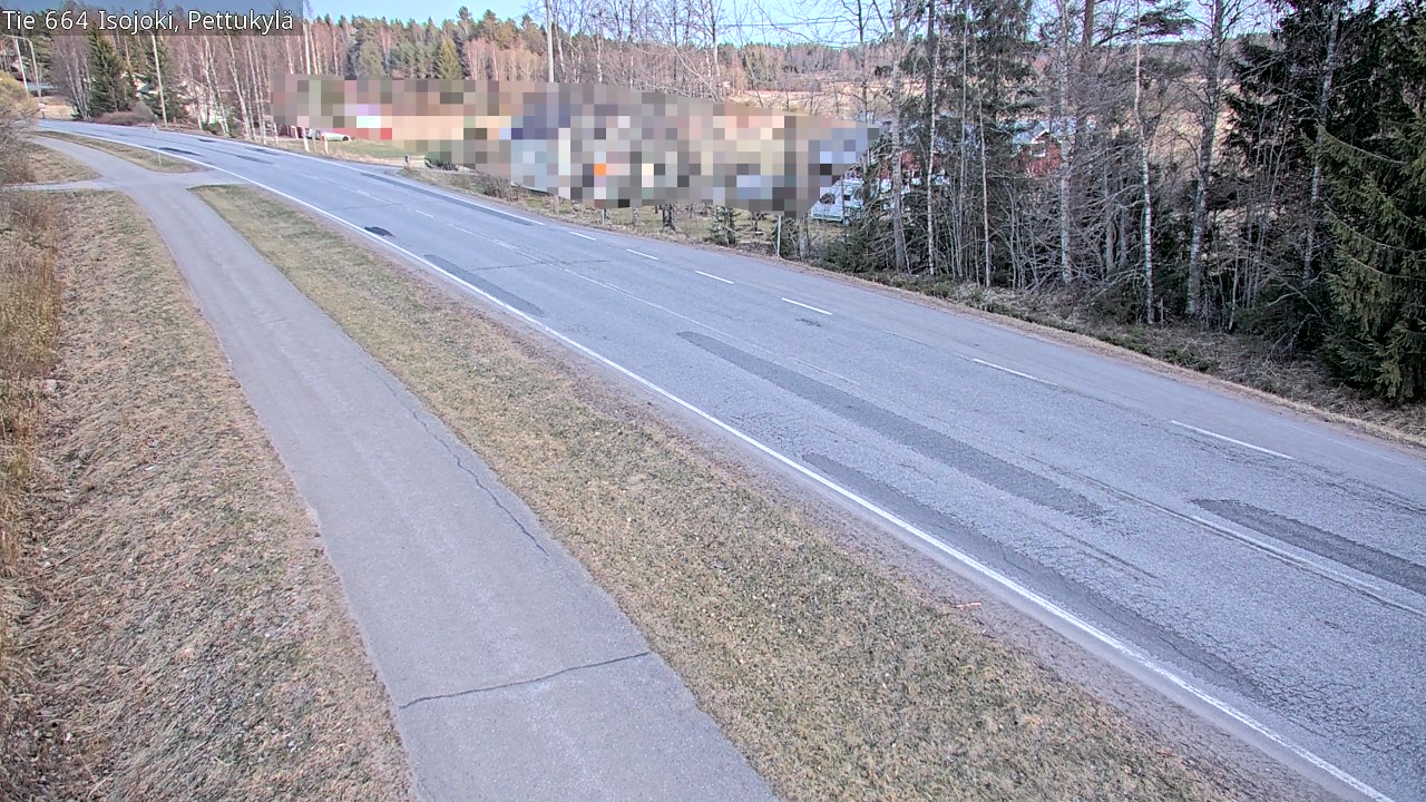 Weather Camera Image Väg 664 Storå Pettukylä, Isojoki, Etelä-Pohjanmaa