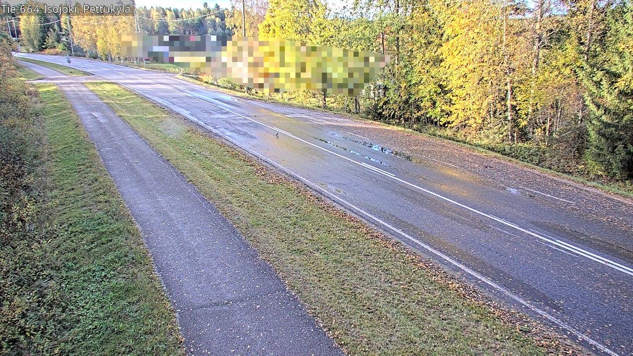 Weather Camera Image Road 664 Isojoki Pettukylä, Isojoki, Etelä-Pohjanmaa