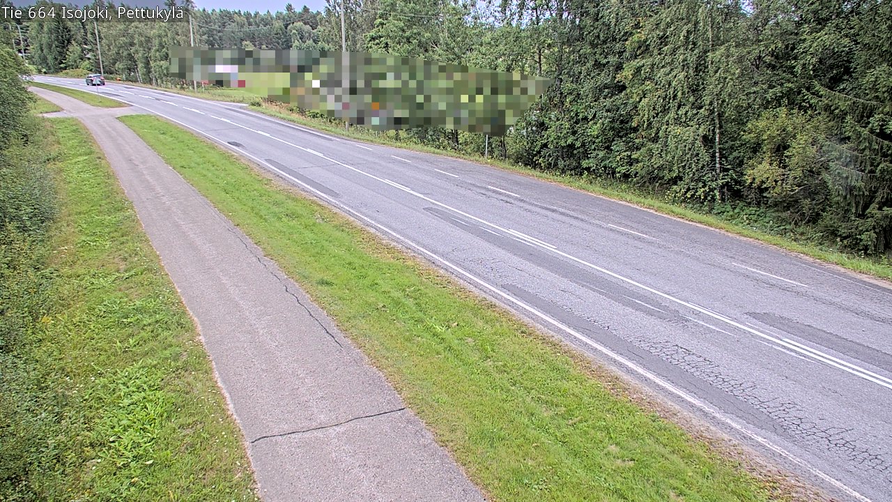 Weather Camera Image Road 664 Isojoki Pettukylä, Isojoki, Etelä-Pohjanmaa