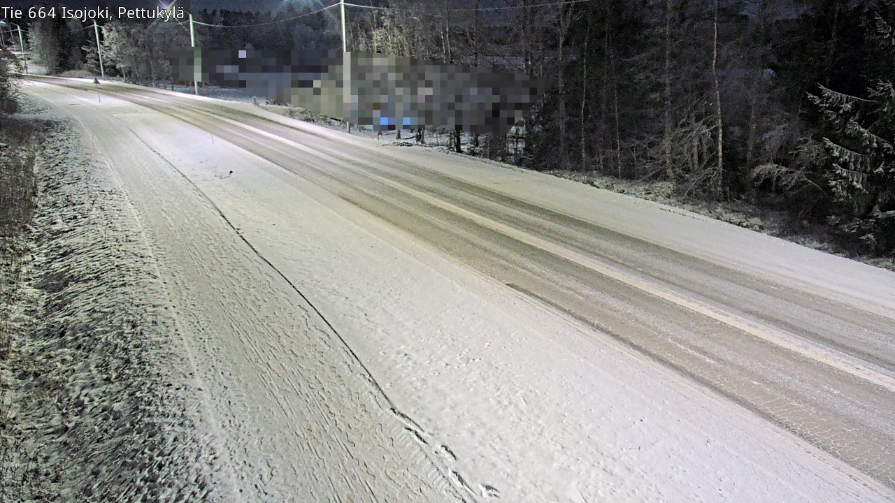 Weather Camera Image Väg 664 Storå Pettukylä, Isojoki, Etelä-Pohjanmaa