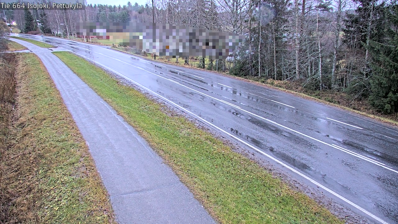 Weather Camera Image Väg 664 Storå Pettukylä, Isojoki, Etelä-Pohjanmaa