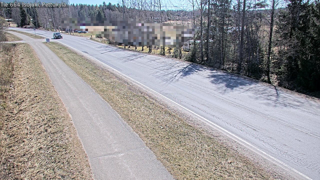 Weather Camera Image Väg 664 Storå Pettukylä, Isojoki, Etelä-Pohjanmaa