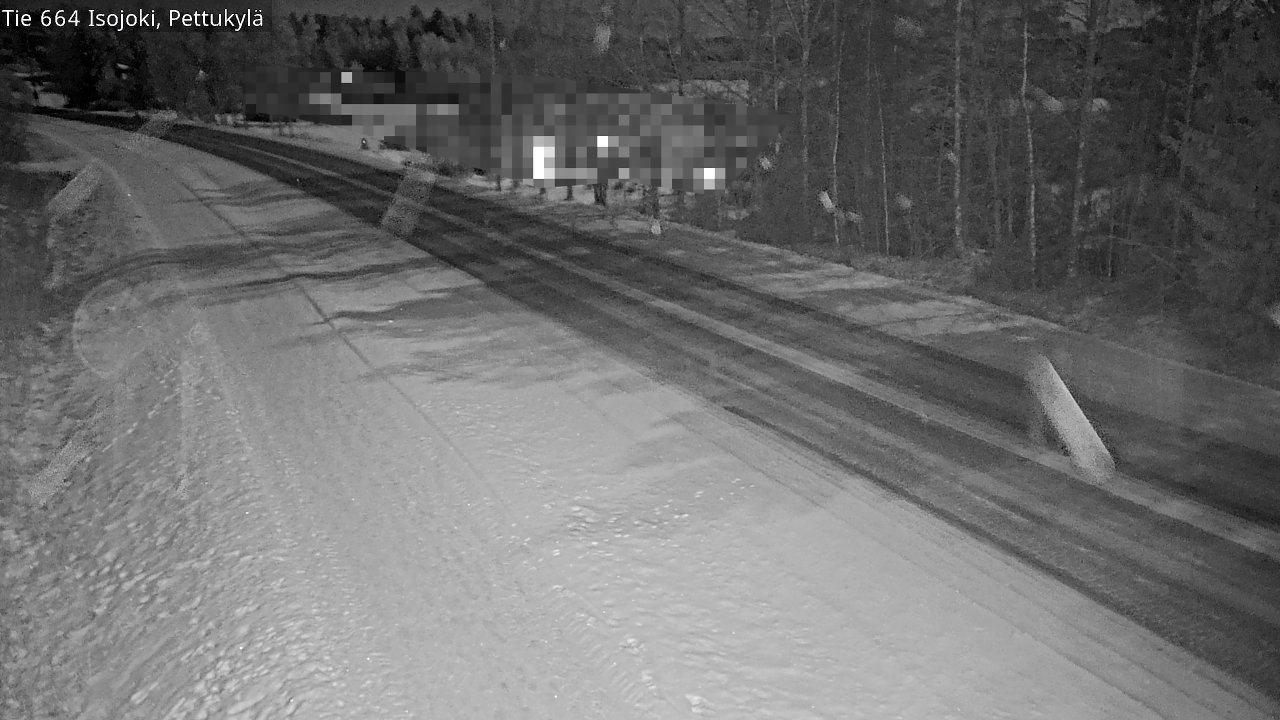 Weather Camera Image Road 664 Isojoki Pettukylä, Isojoki, Etelä-Pohjanmaa