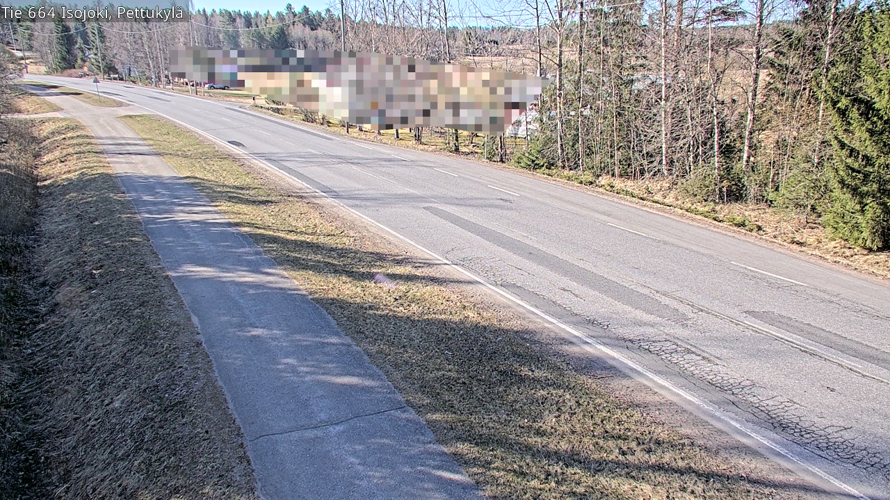 Weather Camera Image Väg 664 Storå Pettukylä, Isojoki, Etelä-Pohjanmaa