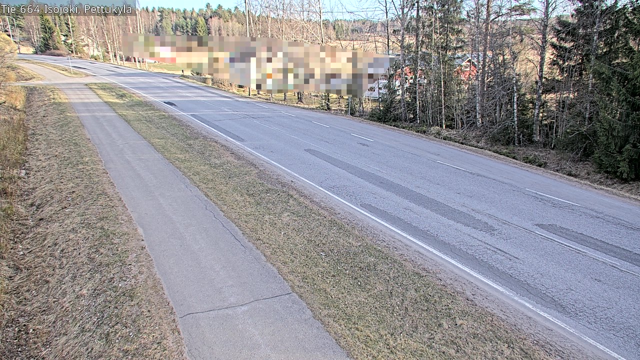 Weather Camera Image Väg 664 Storå Pettukylä, Isojoki, Etelä-Pohjanmaa