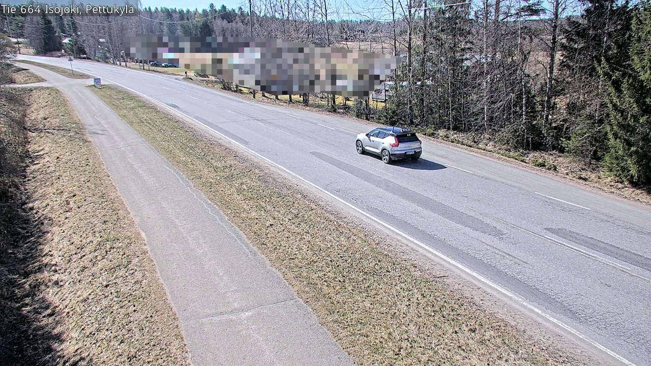 Weather Camera Image Väg 664 Storå Pettukylä, Isojoki, Etelä-Pohjanmaa