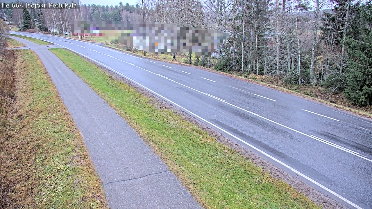 Weather Camera Image Väg 664 Storå Pettukylä, Isojoki, Etelä-Pohjanmaa